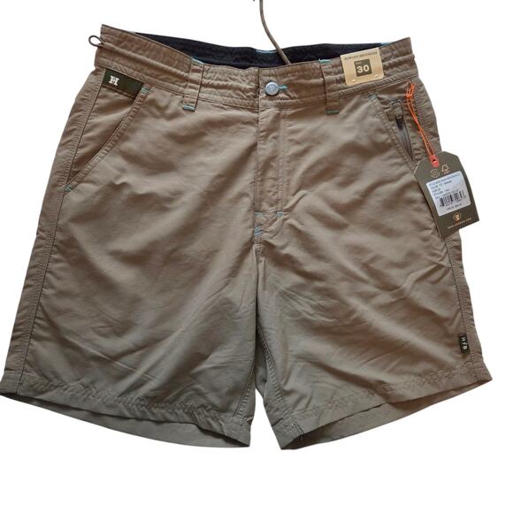 Howler Brothers Horizon Hybrid Shorts 2.0 NWT Sz 30 7.5" Length Color: Isotaupe - Picture 1 of 12